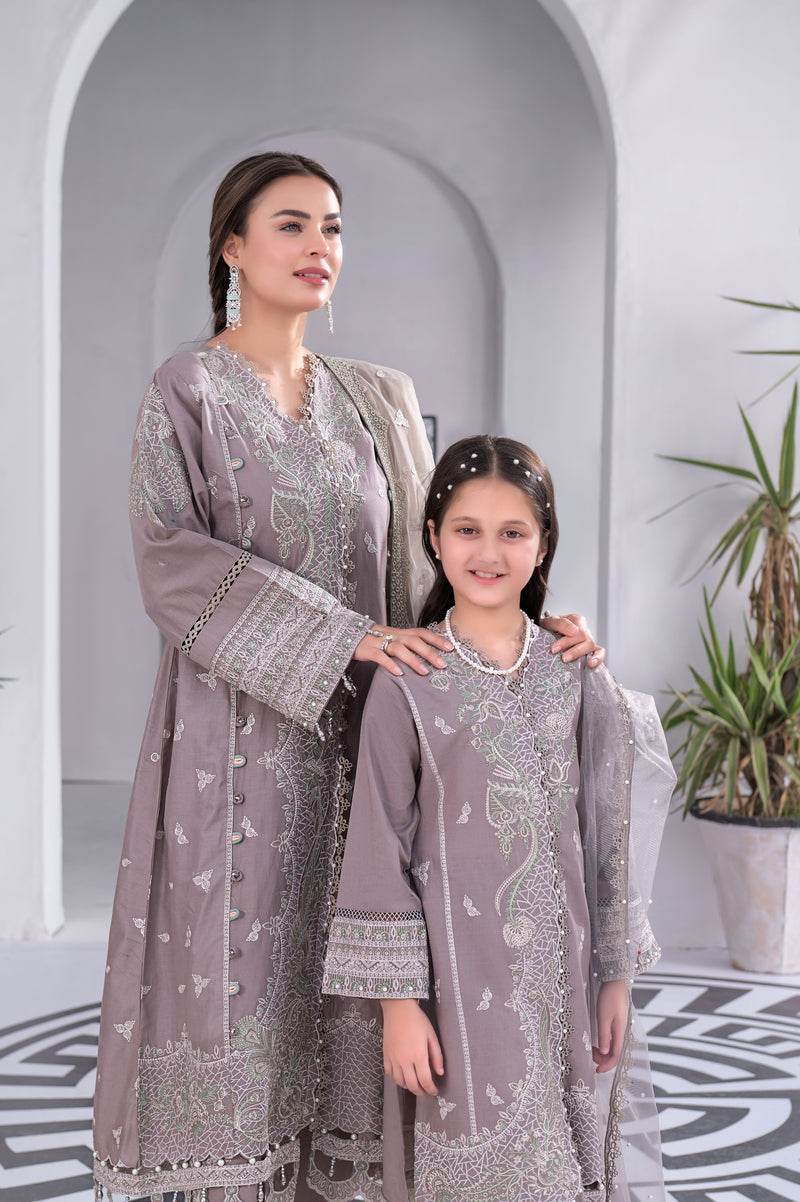 3PC GIRLS LUXURY COTTON SUMMER COLLECTION BY MONA GCCS1