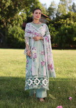 ELAF PRINT CHIKANKARI ECK-05B CELESTIAL