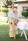 ELAF PRINT CHIKANKARI ECK-06A SUNSHINE BOUQUET