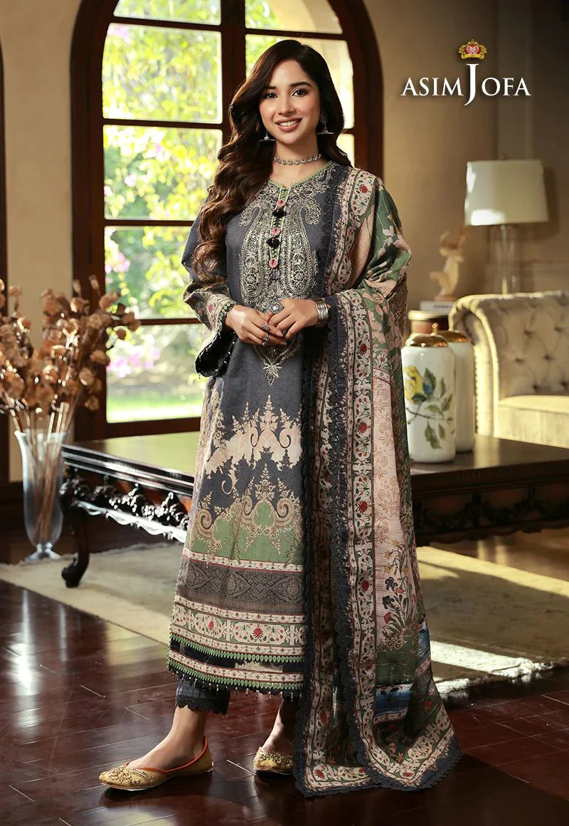 ASIM JOFA ASRA WINTER SHAWL COLLECTION 06