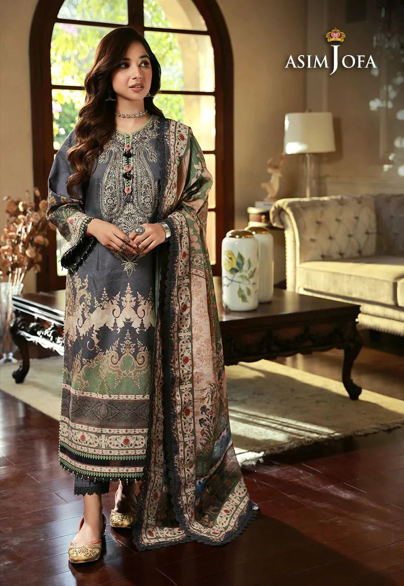 ASIM JOFA ASRA WINTER SHAWL COLLECTION 06