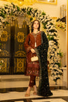 3PC VELVET SHAWL COLLECTOIN BY AABPARA ABV1