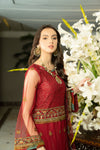 3PC NOORMA KAMAL NET FORMAL EMBROIDERD DRESS 09