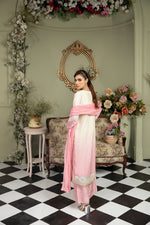 3PC RAWSILK HANDWORK DRESS BY AIN 07