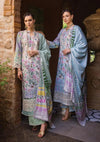 ELAF CHIKANKARI LAWN OAK MIST ECT-03B