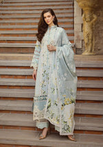 ELAF CHIKANKARI LAWN WATERLILLY ECT-05A