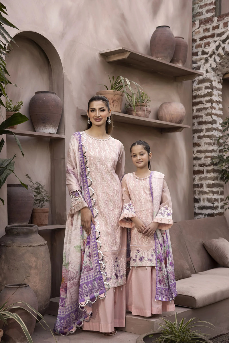 EID LAWN FOR GIRLS BY MONA ELMG4