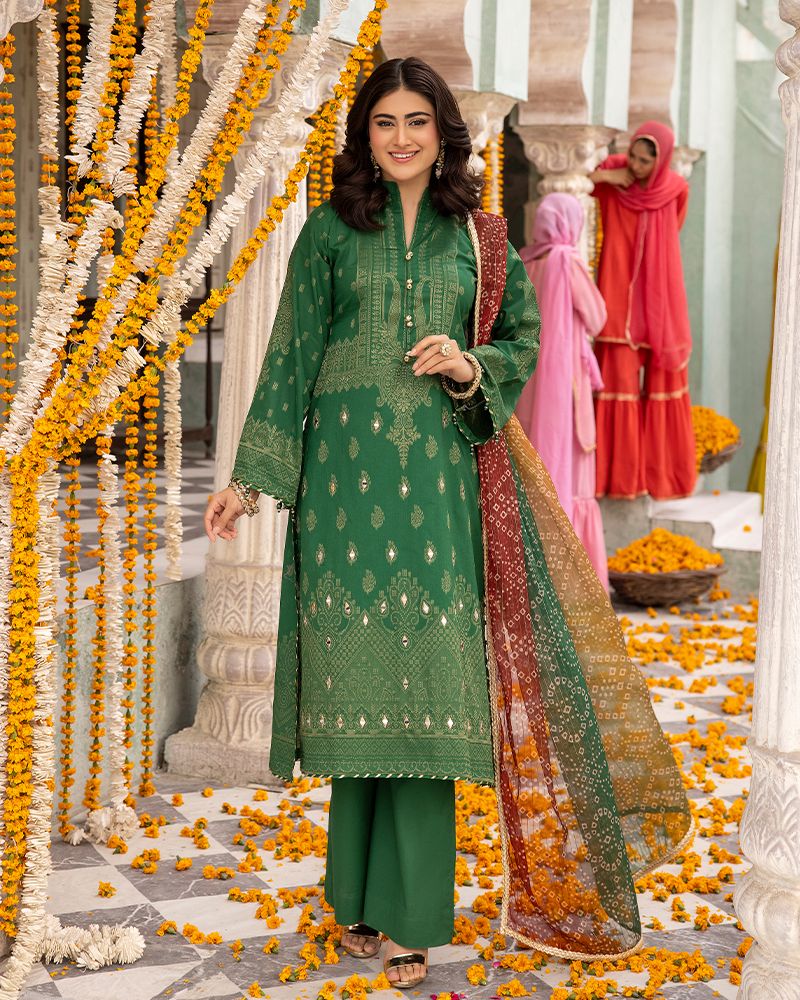 ZEENAT-E-EID JACQUARD LAWN COLLECTION BY MONA MZE3