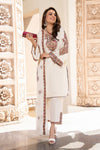 3PC READY TO WEAR RAW SILK DRESS BY GUL WARUN GRS18