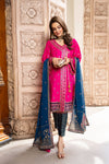 3PC READY TO WEAR RAW SILK DRESS BY GUL WARUN GRS20