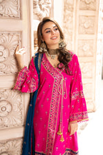 3PC READY TO WEAR RAW SILK DRESS BY GUL WARUN GRS20