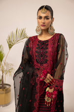 3PC EMBROIDERED DRESS BY HEMLIME A03