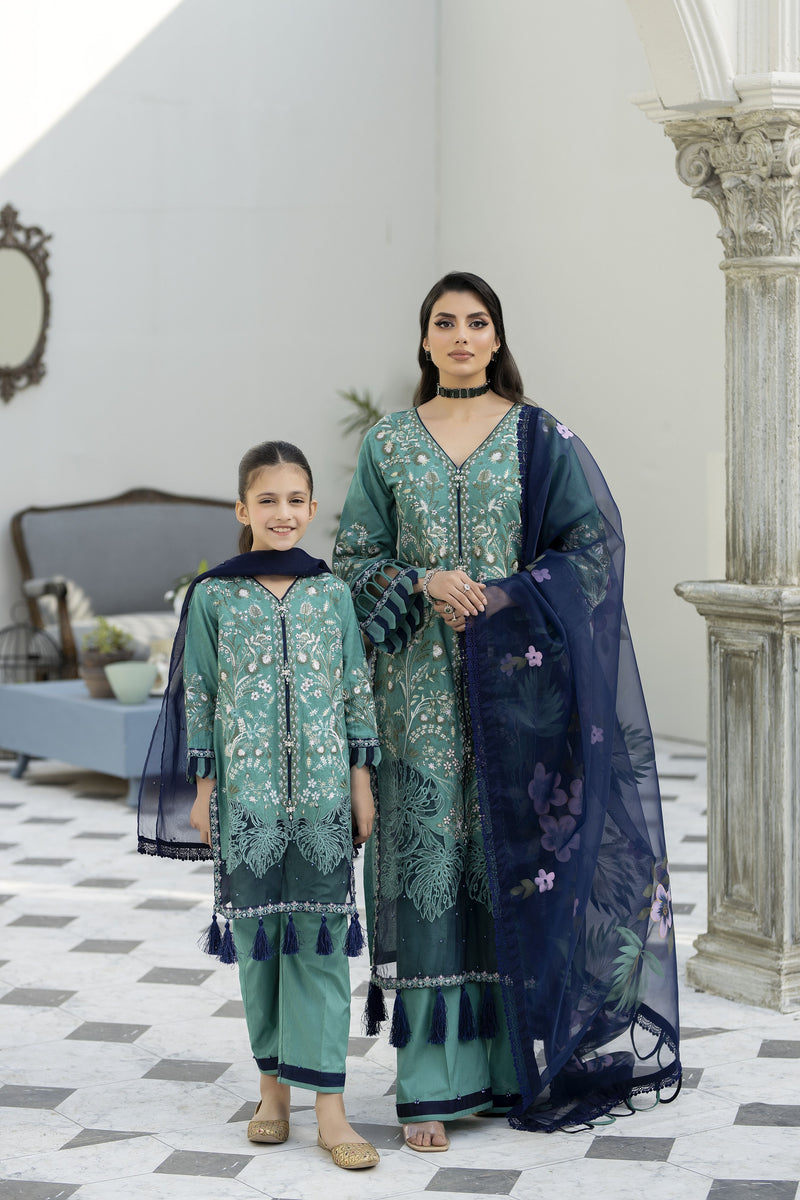 SAFFRON JACQUARD LAWN COLLECTION BY MONA SME1