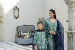 SAFFRON JACQUARD LAWN GIRLS COLLECTION BY MONA SMEG1