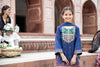 SAKEENA HASAN COTTON JACQUARD GIRLS DRESS 06