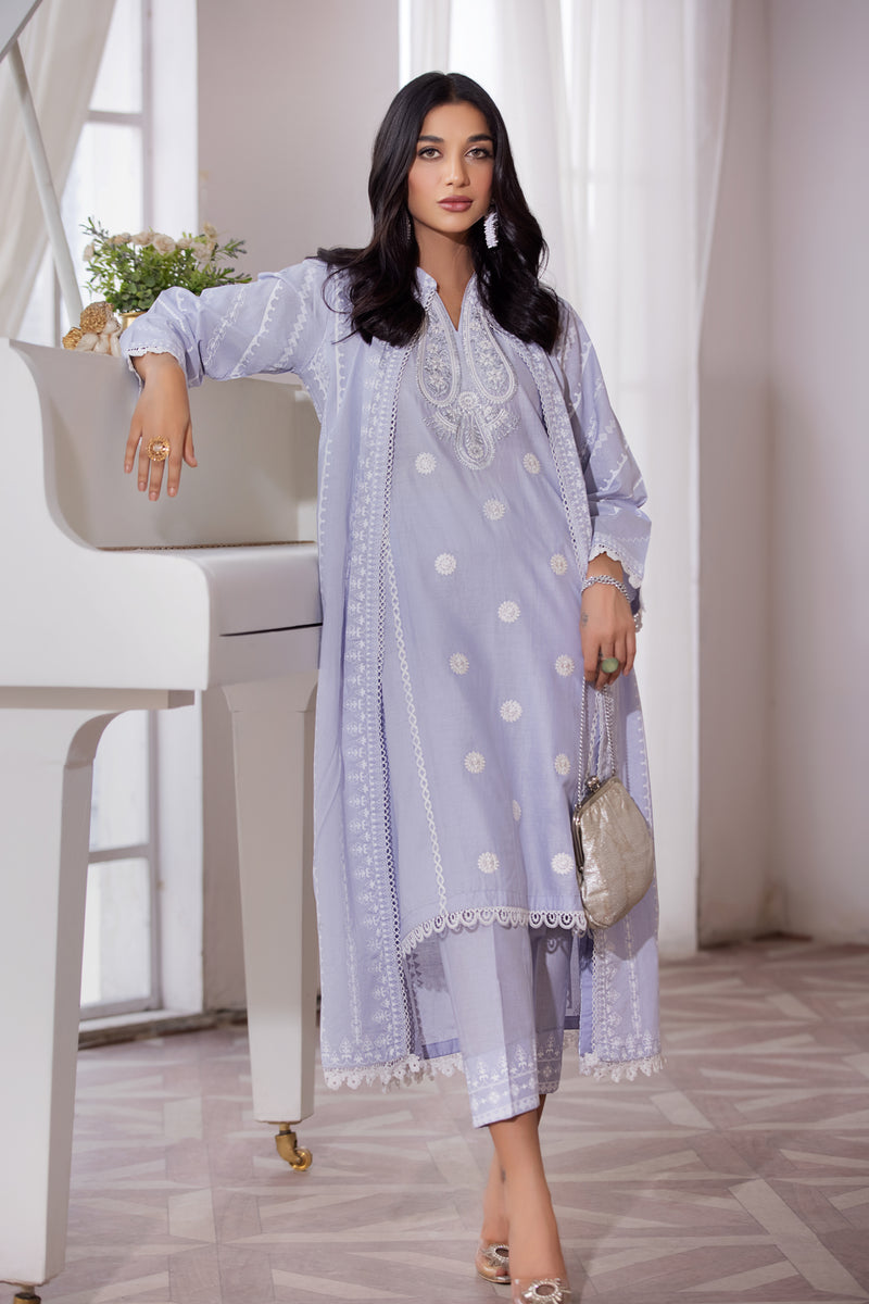 ZAIWA 2PC EMBROIDERED GOWN DRESS 04