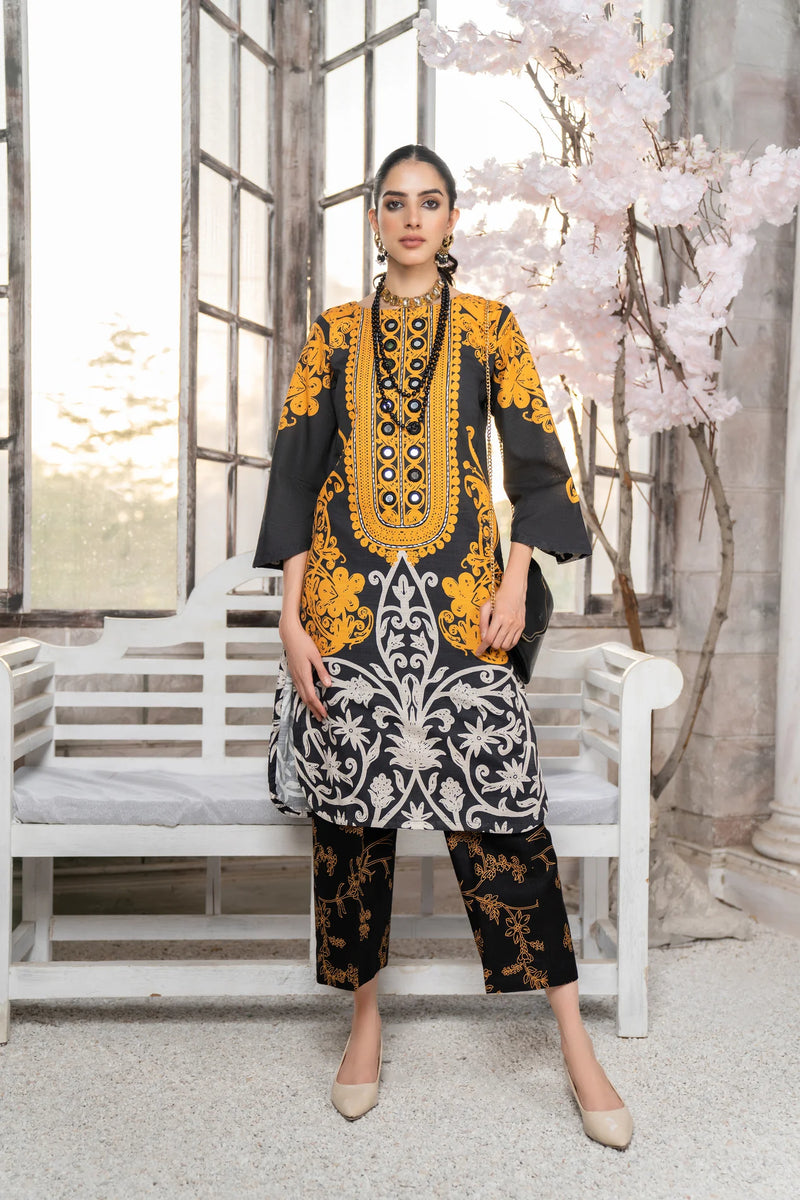 Ready To Wear 2 Pcs Winter Khaddar Dress By Aabpara 10