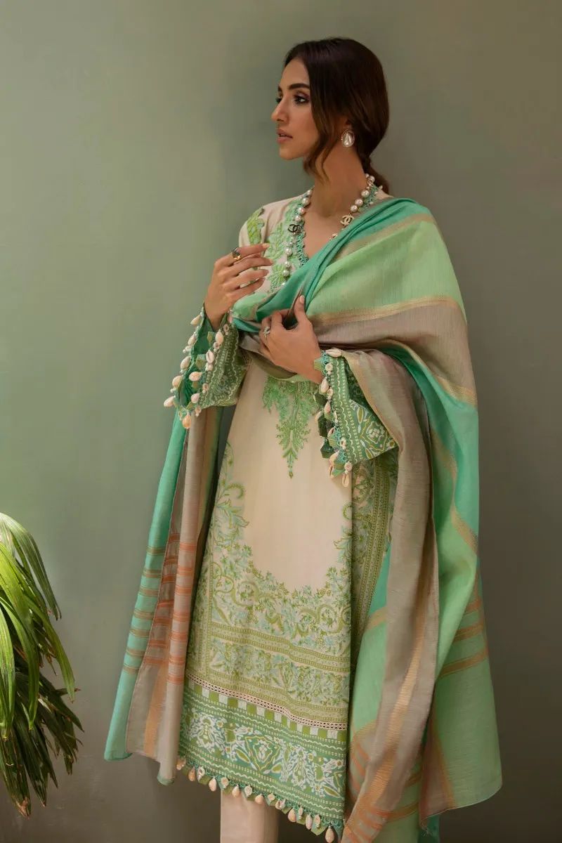Sana Safinaz Muzlin Ready to Wear Embroidered Lawn Collection 10B
