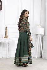 ZOYA LAKHANI WINTER LINEN EMBROIDERED DRESS 05