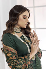 ZOYA LAKHANI WINTER LINEN EMBROIDERED DRESS 05