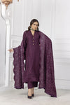 SOFIA KHAS WINTER LINEN EMBROIDERED SHAWL DRESS 01