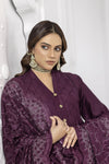 SOFIA KHAS WINTER LINEN EMBROIDERED SHAWL DRESS 01