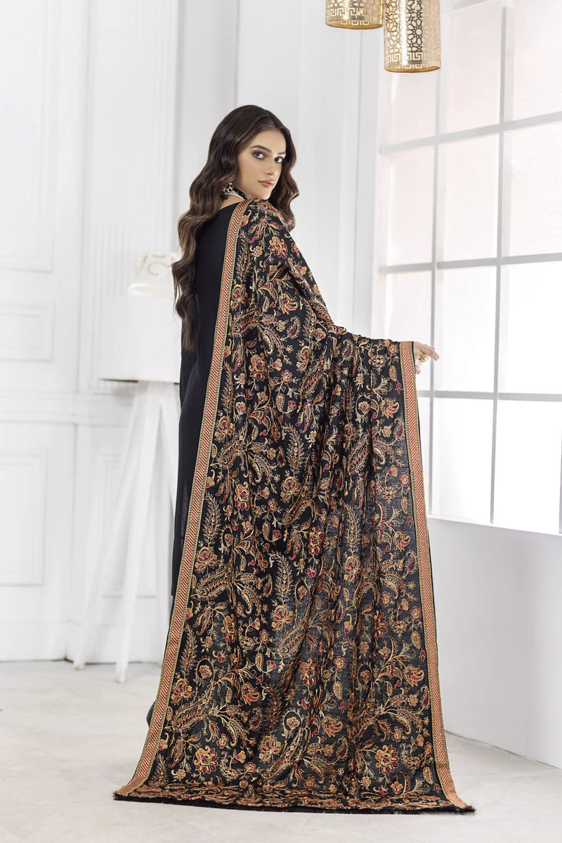 ZOYA LAKHANI WINTER LINEN EMBROIDERED DRESS 03