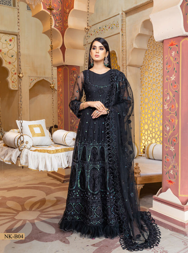Luxury Formal Ready To Wear Net Collection By NOORMA KAMA 04