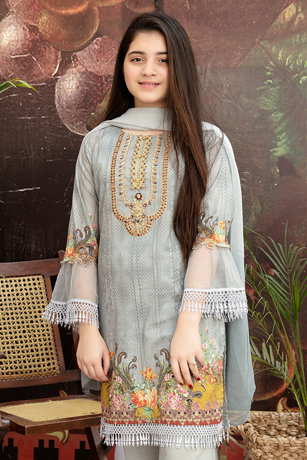 Girls Lawn Ready to Wear 3 Pcs Collection by Mona 02