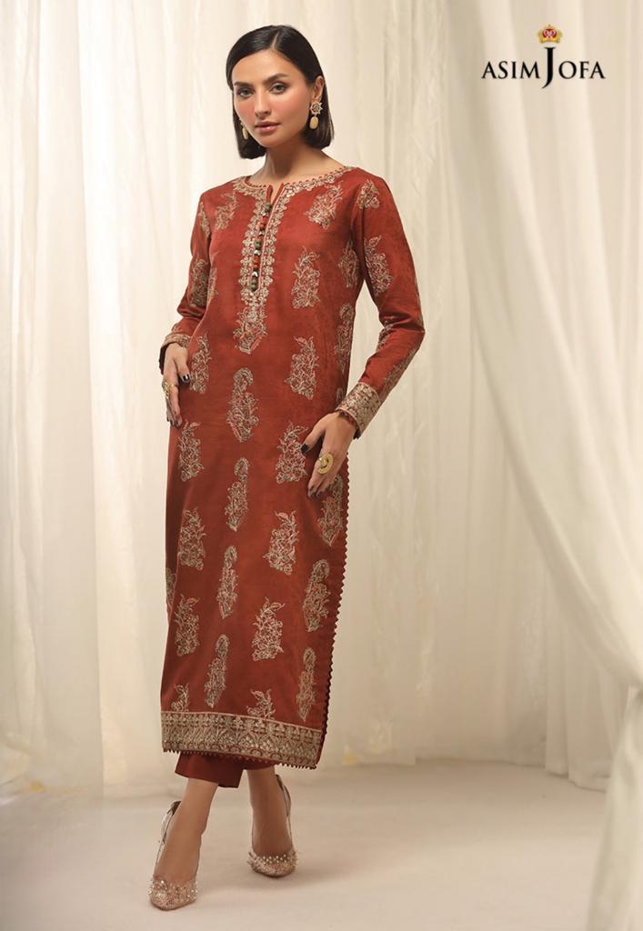 Asim Jofa Ready to Wear 2  Pcs Winter Collection 16