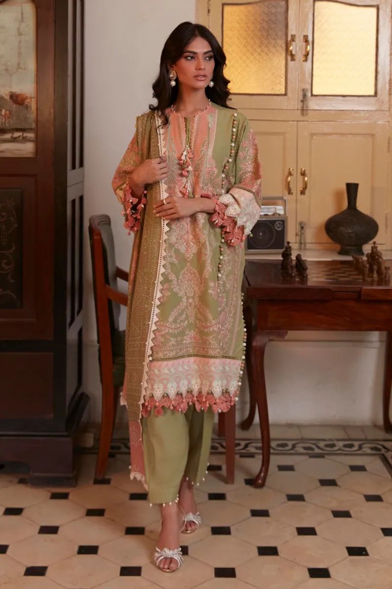 Sana Safinaz Muzlin Ready to Wear Embroidered Lawn Collection 08B