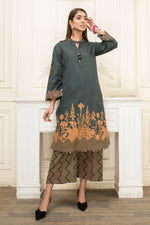 Ready To Wear 2 Pcs Winter Khaddar Dress By Aabpara 08