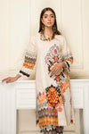 Ready To Wear 2 Pcs Winter Khaddar Dress By Aabpara 01