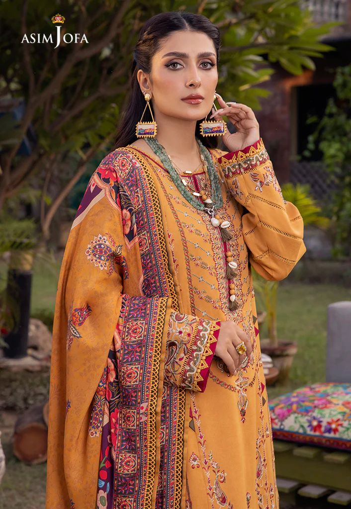 3PC READY TO WEAR MARINA DRESS BY ASIM JOFA 06