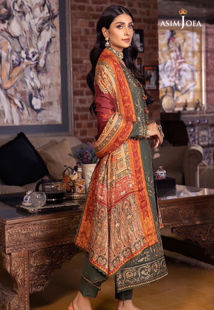 3PC READY TO WEAR MARINA DRESS BY ASIM JOFA 14