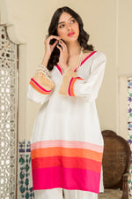 Ready to Wear Linen 2 Pcs Dress by Aabpara 06