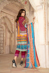 Wool Shawl with Khadar Embroidered Dress by Aabpara 05