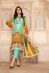 Wool Shawl with Khadar Embroidered Dress by Aabpara 01