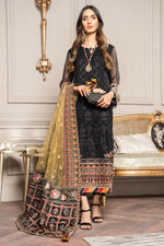 Luxury Formal Chiffon Embroidered Collection by Aleezay 07