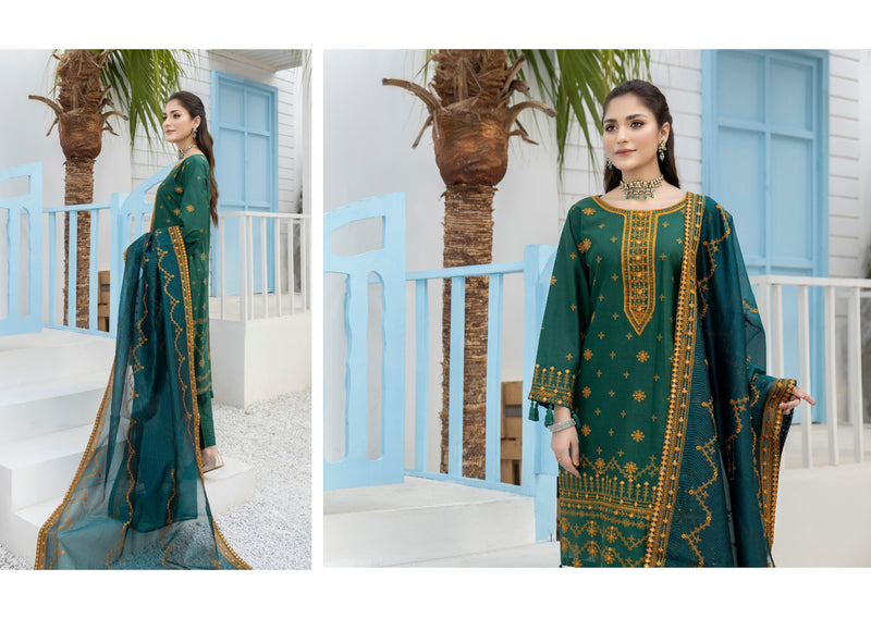 Eid Ready to Wear Embroidered Collection by Mona 03