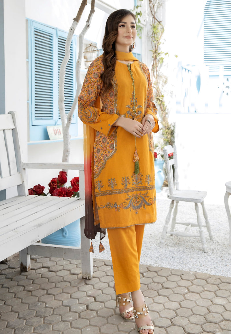 Eid Ready to Wear Embroidered Collection by Mona 02