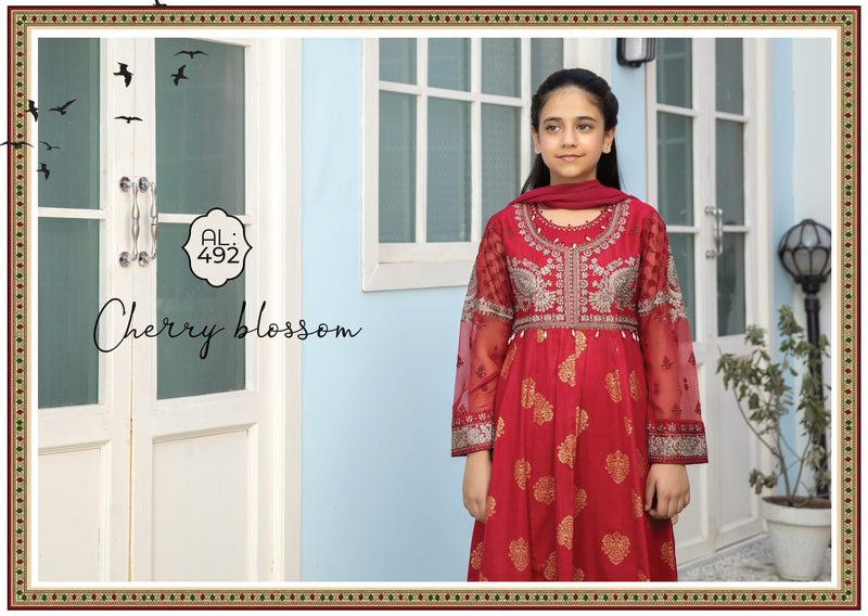 Kids Eid Ready to Wear Embroidered Collection by Mona 02