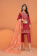 Ready to Wear Embroidered Lawn Collection by Arwah 07