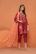 Ready to Wear Embroidered Lawn Collection by Arwah 07