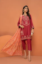 Ready to Wear Embroidered Lawn Collection by Arwah 07