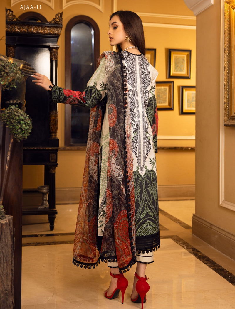 Asim Jofa Luxury Lawn Embroidered Collection 11