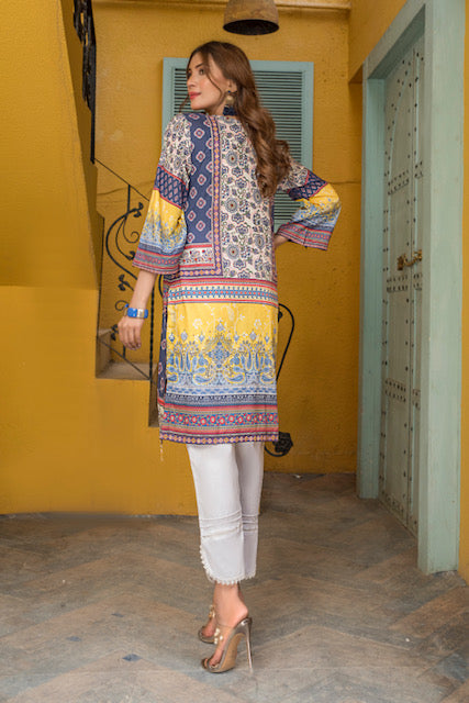 Ready to Wear 2 Pcs Lawn Embroidered Collection by Zaiwa 15