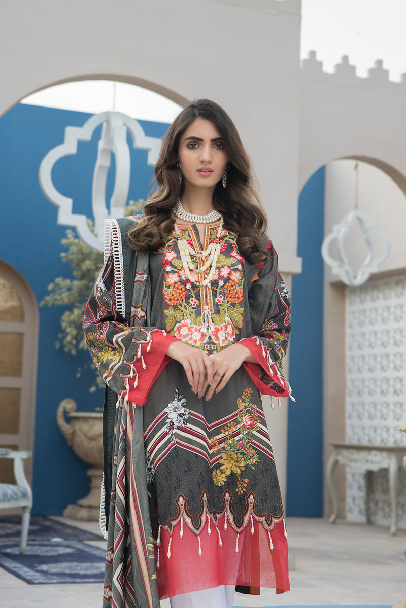 Winter Ready to Wear Khadar Embroidered Dress by Dress Code 08