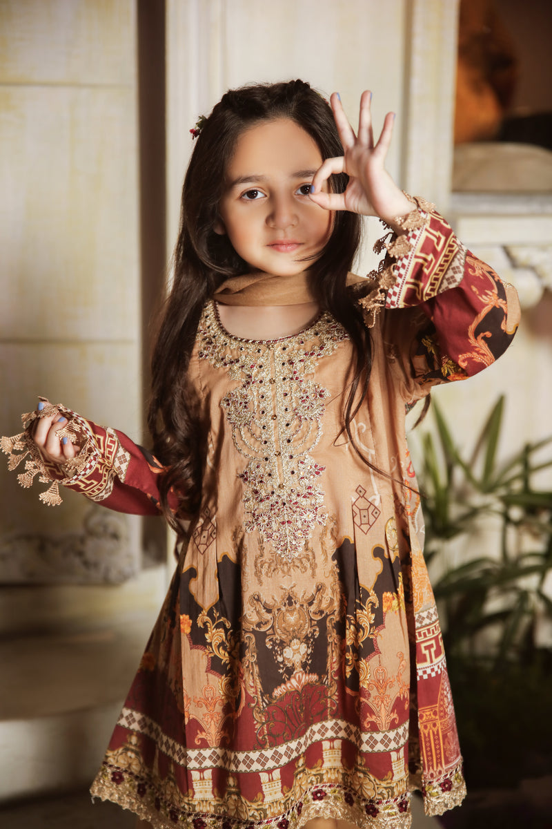 Kids Ready to Wear Eid Lawn Sakeena Hasan Collection 06