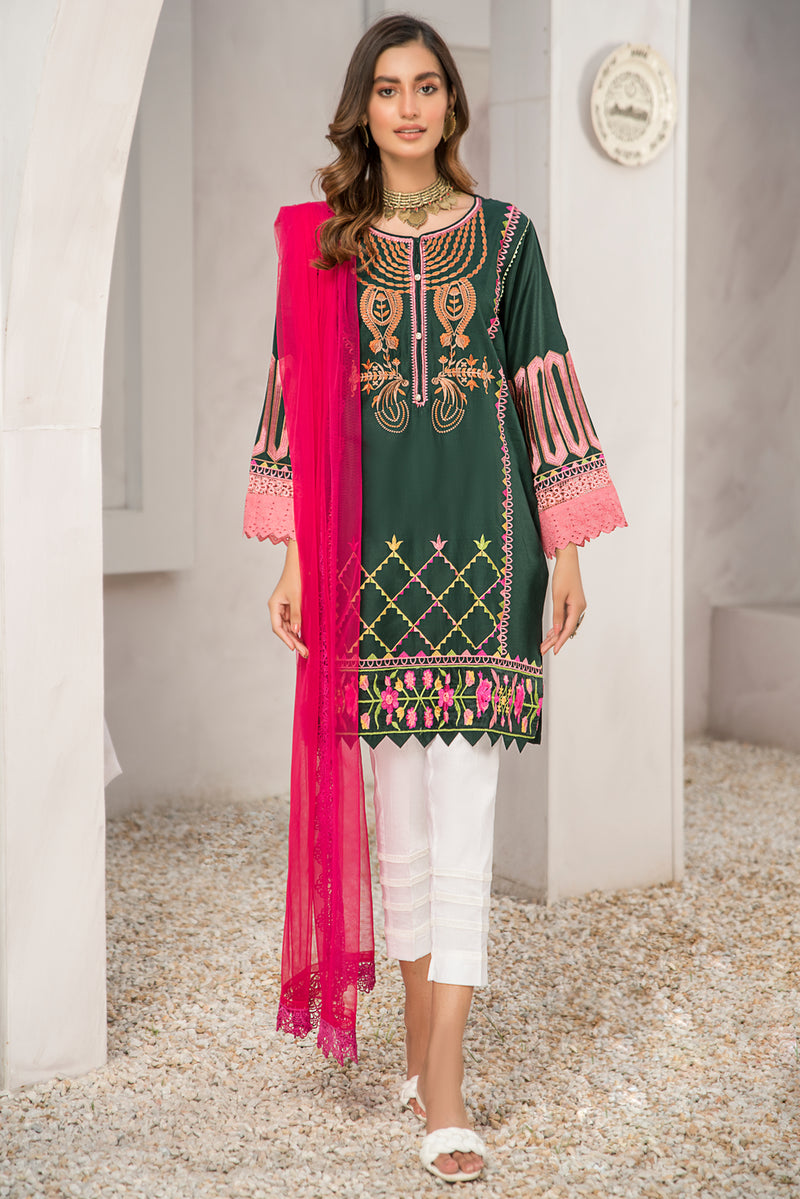 Embroidered 3Pcs Lawn Ready To Wear Collection 03